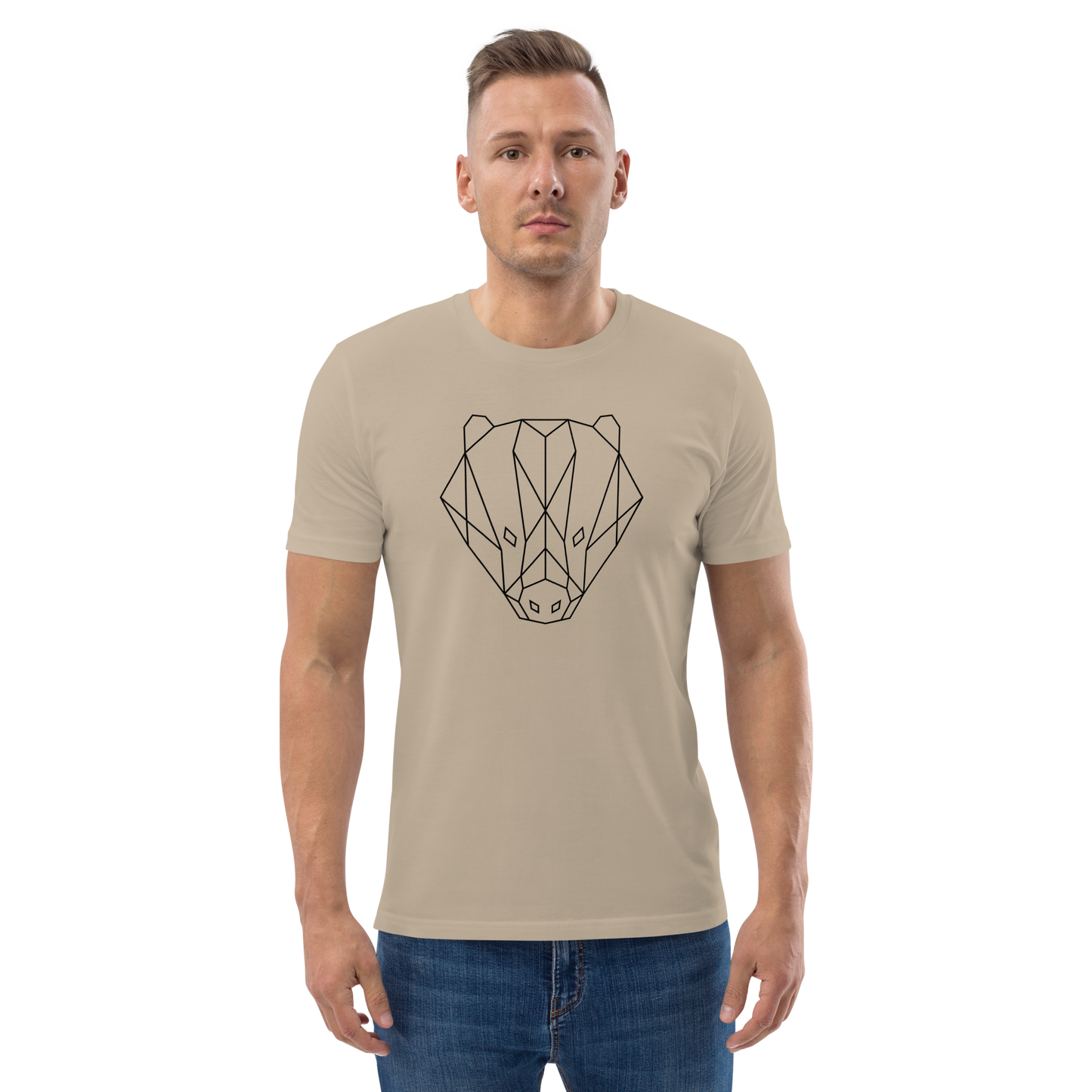 Dachs Polygon Unisex-Bio-Baumwoll-T-Shirt