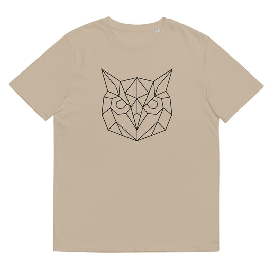 Eule Polygon Unisex-Bio-Baumwoll-T-Shirt