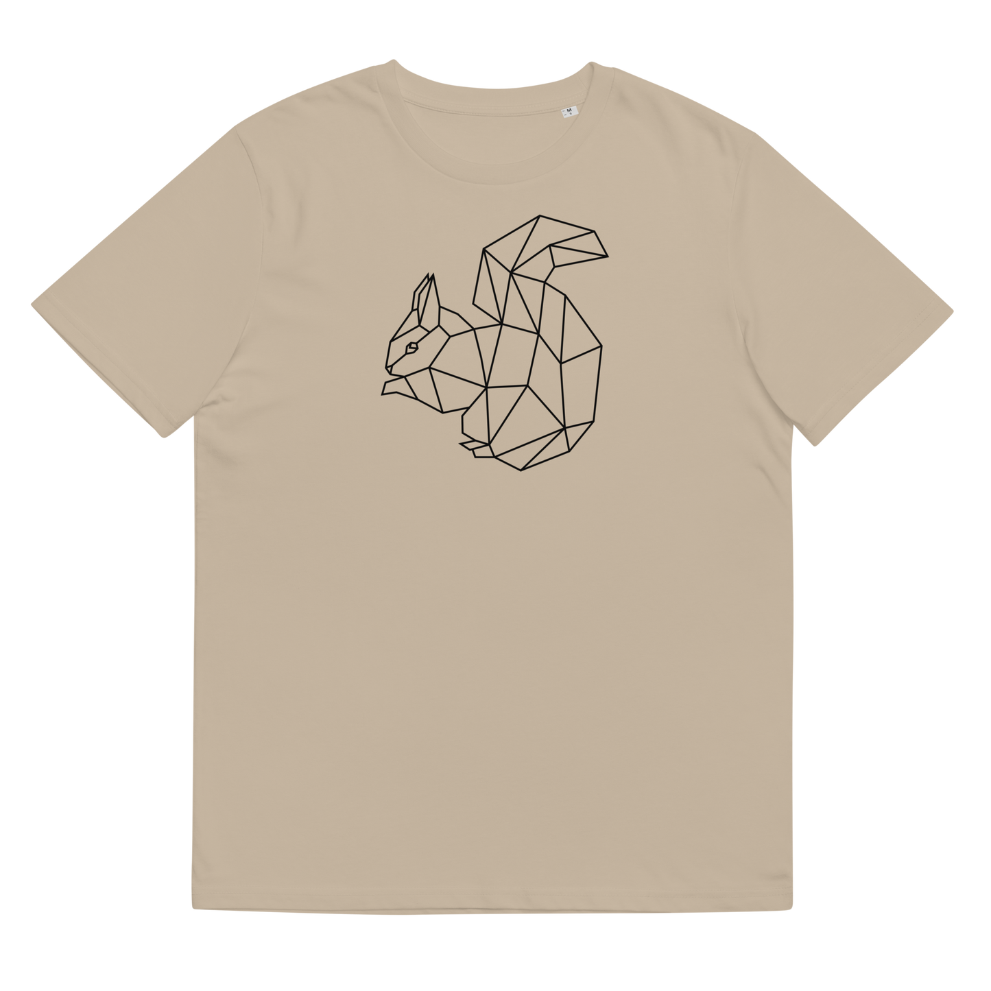 Eichhörnchen Polygon Unisex-Bio-Baumwoll-T-Shirt