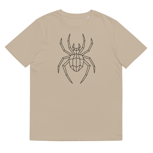 Spinne Polygon Unisex-Bio-Baumwoll-T-Shirt