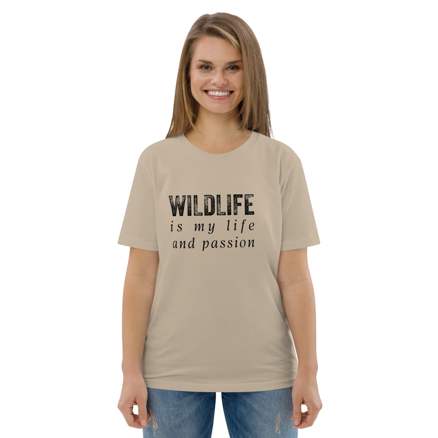 Wildlife is my life and passsion Unisex-Bio-Baumwoll-T-Shirt